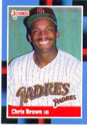 1988 Donruss Baseball Cards    483     Chris Brown